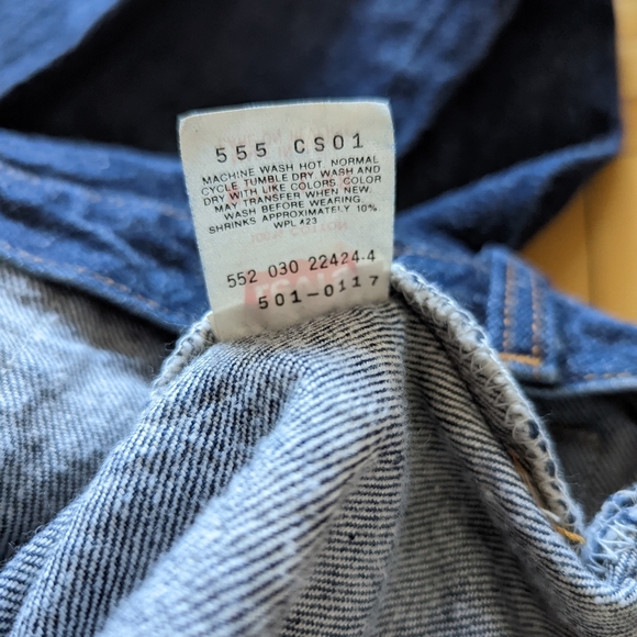 Rare 80s Vintage Levi's Dark Wash - Picture 5 of 15